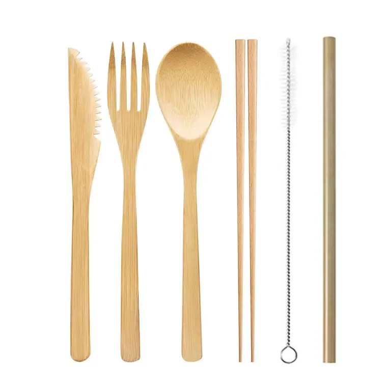 Bamboo Cutlery Set Travel