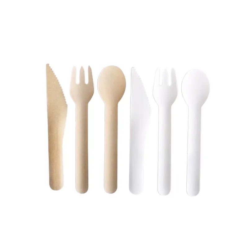 Paper Wrapped Knife Fork Spoon