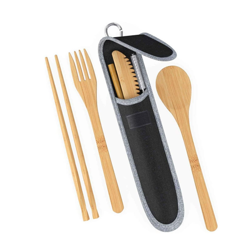 Reusable Bamboo Cutlery Set