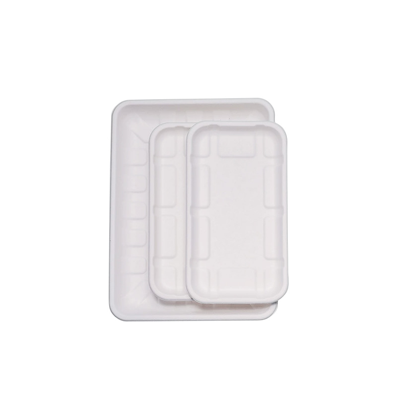 Sugarcane Rectangle Food Tray