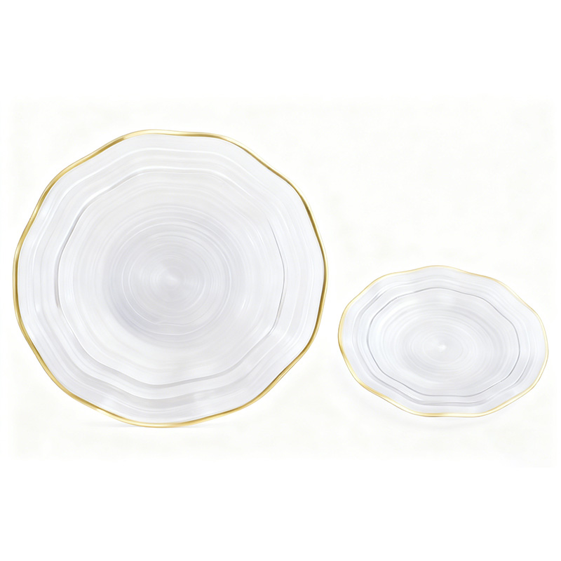 Plastic Wave Stripe Plate